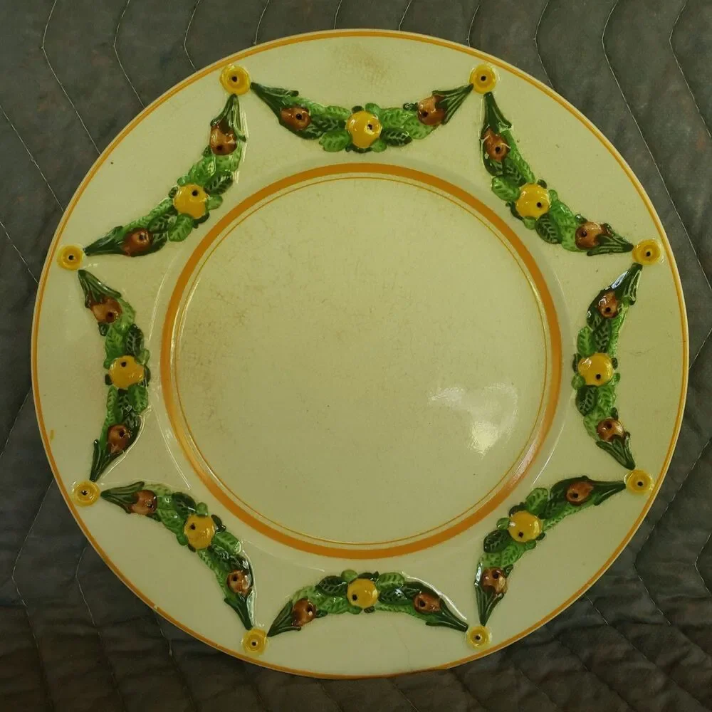 Vintage Ridgways Bedford Ware L'Italia Saucer ONLY Hand Painted English 7682